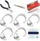 Bead Tip Kit - Pliers, Tweezers, Cement, 5 Bead Tips & Dark Blue Bead Cord #6